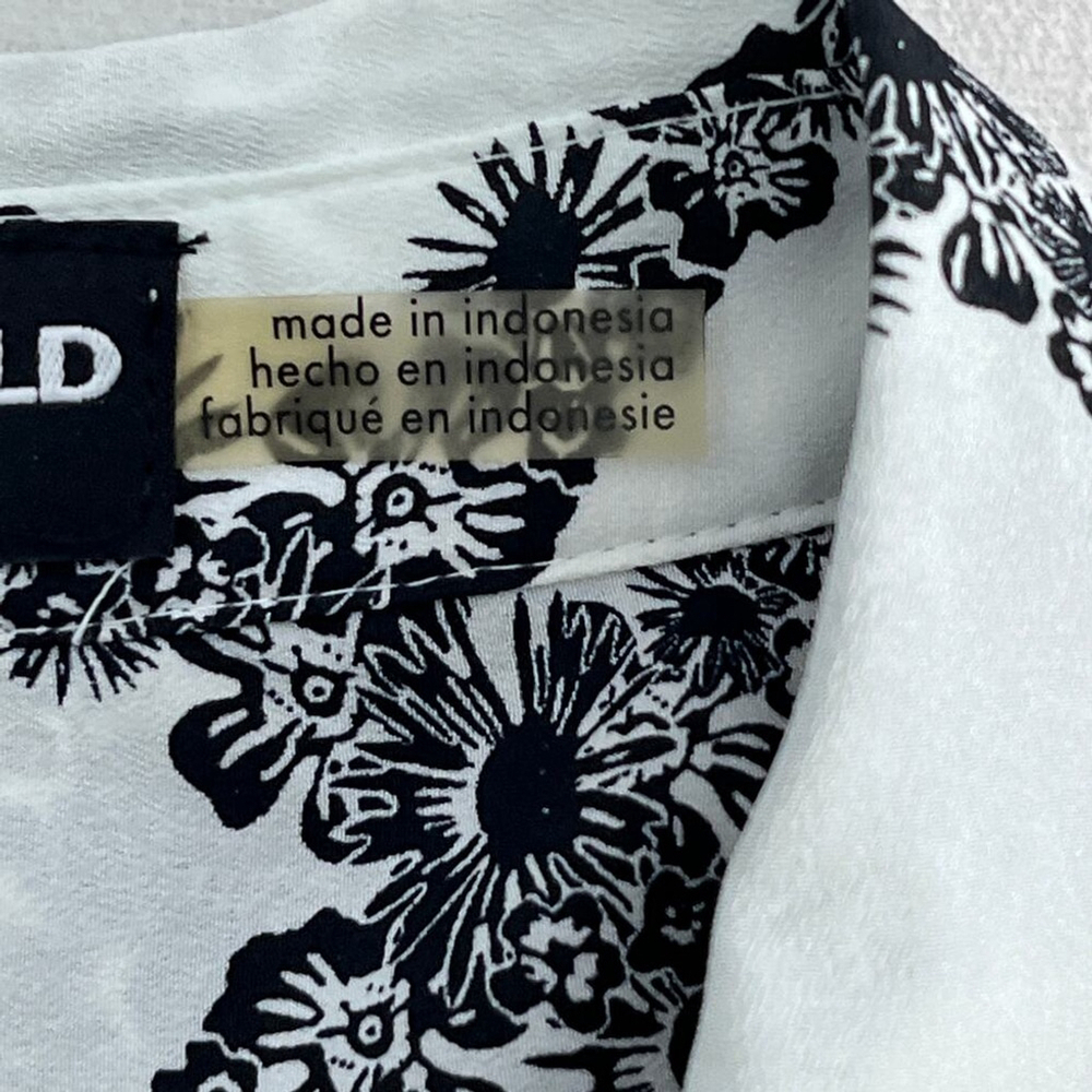 Karl Lagerfeld Ladies‎ Blouse, Japanese Crepe Size XS - Picture 7 of 10